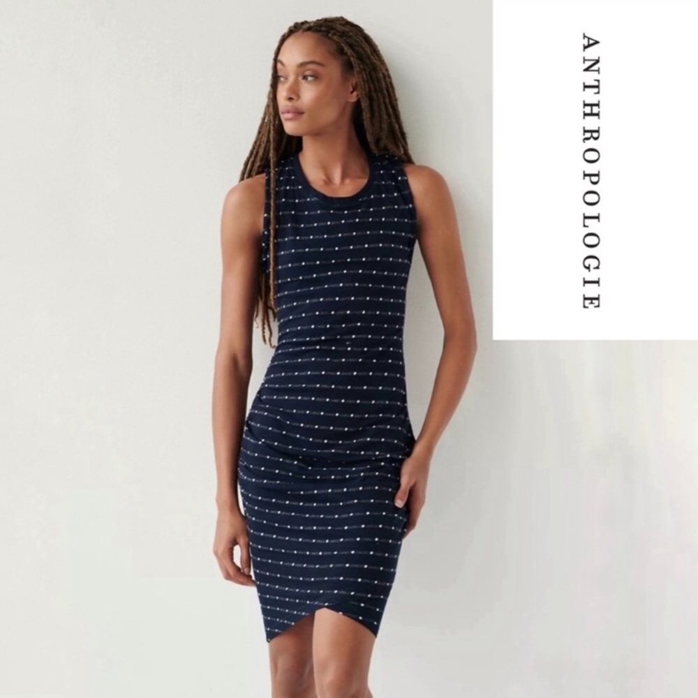 Anthropologie Caryn Ruched Dress